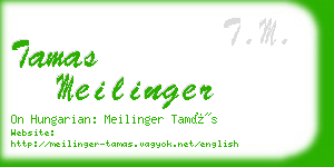 tamas meilinger business card